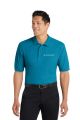 Port Authority Silk Touch Polo : K500 Turquoise VAP (white logo)